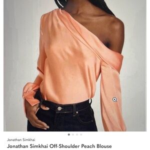 Jonathan Simkhai NWT Coral peach-Top- small